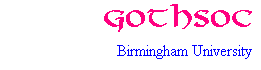 GothSoc Birmingham!